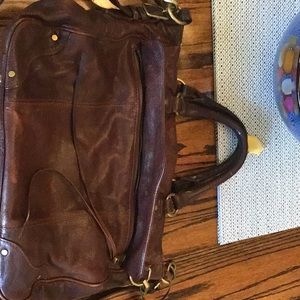 Rebecca Minkoff burgundy large leather bag